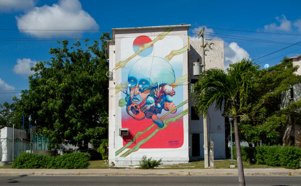 SMITHE ONE Mural Cancun Mexico