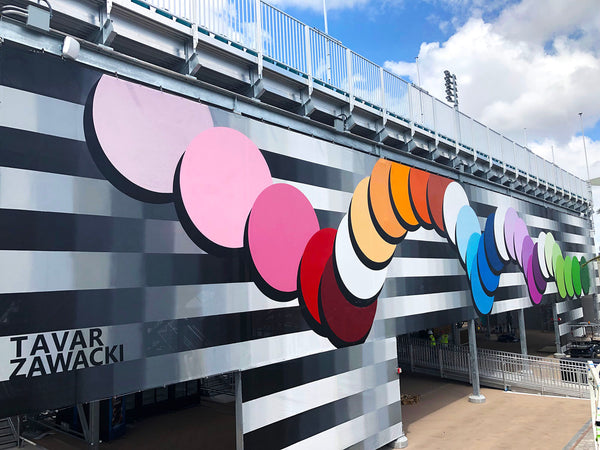 Tavar (ABOVE) Zawacki Mural for US Open Tennis in Miami, Florida