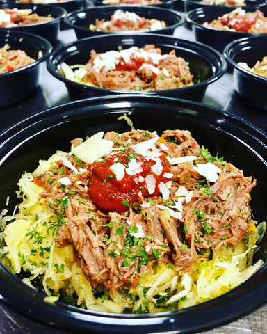 Spaghetti Squash with Beef Ragu