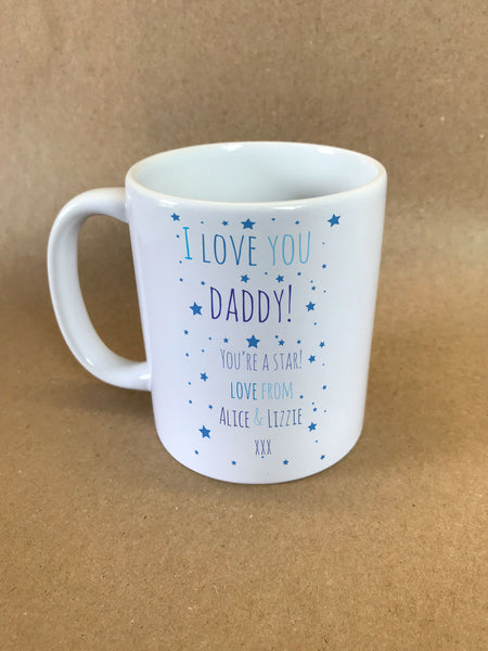 i love you dad mug