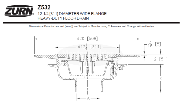 floor drain flange