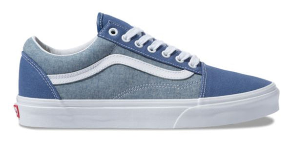 vans old skool chambray blue