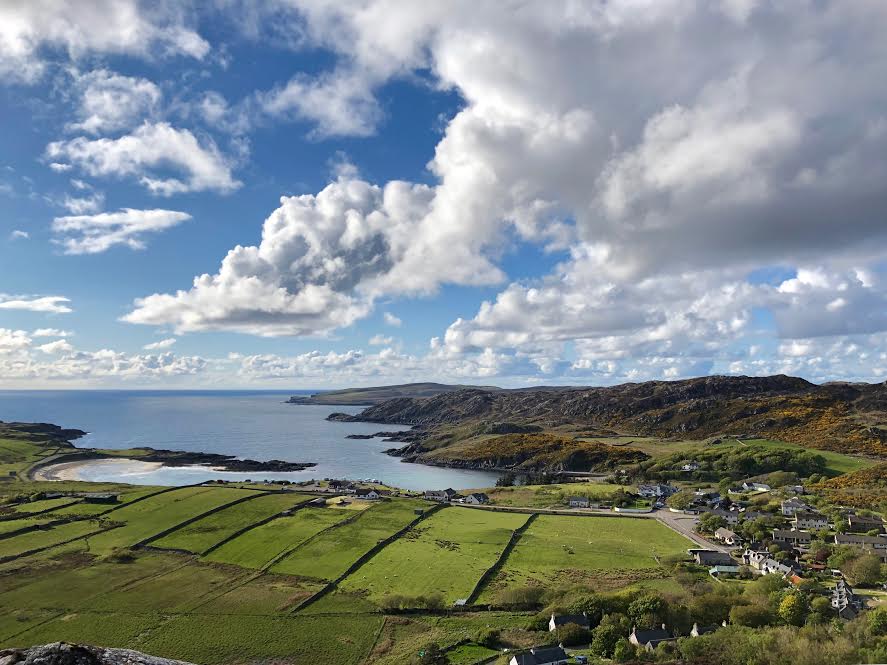 View over Scourie, NW coast