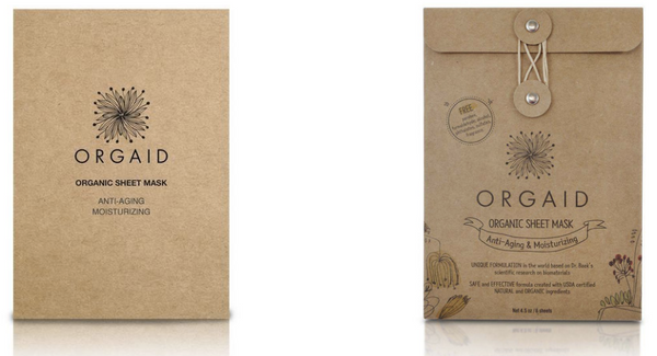 Orgaid Organic Sheet Masks, $8 each