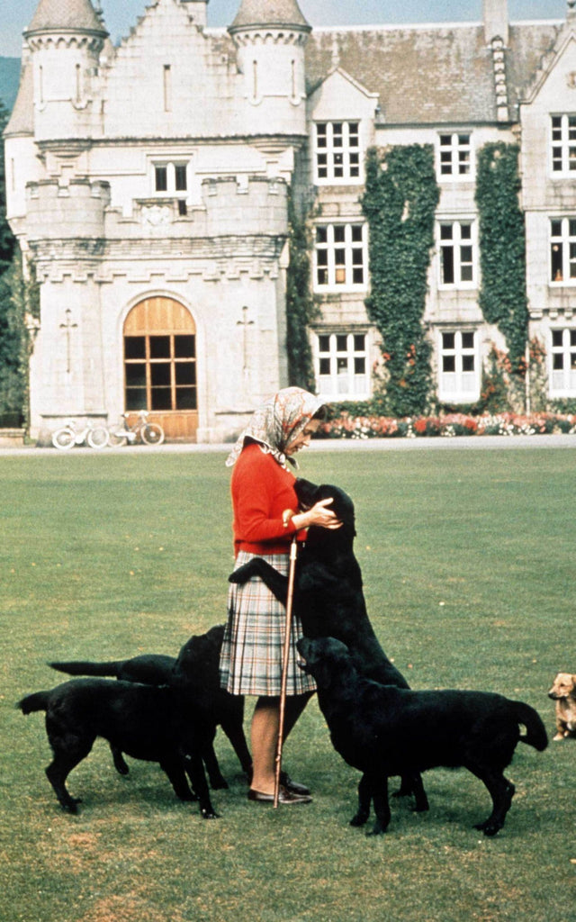 The Queen at her Scottish country seat Balmoral 
