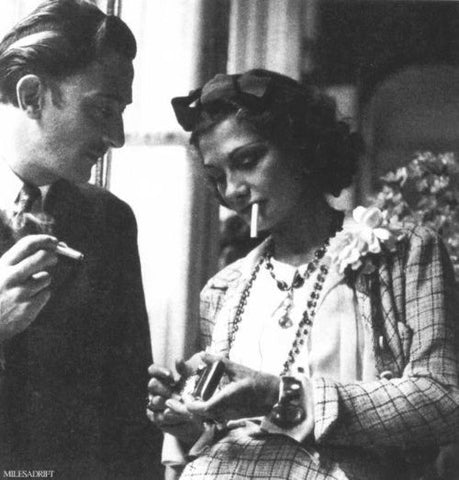 Is perfume the new secondhand smoke? Coco Chanel smoking with Salvadore Dali 