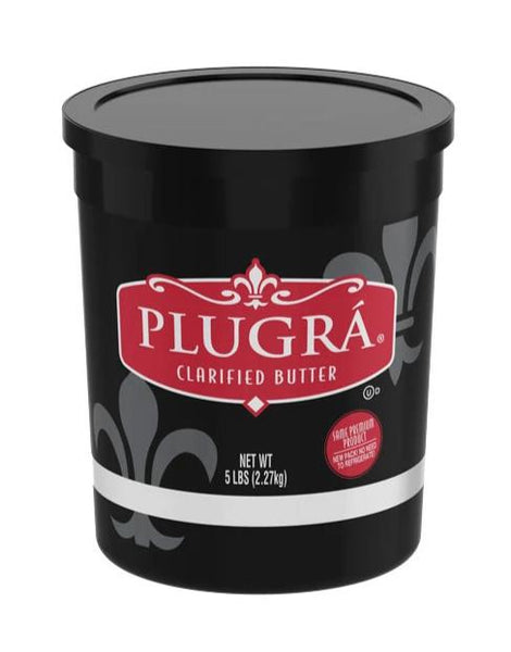 Plugra Clarified Unsalted Butter, 5 lb Plastic TUB – Parthenon Foods