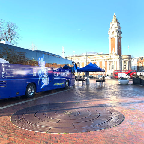 Small Business Saturday bus in Brixton