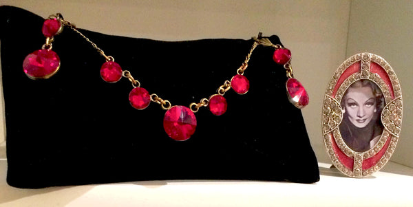 Art Deco Ruby