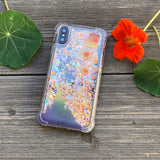 Floating Lanterns Rosy Glitter iPhone Case