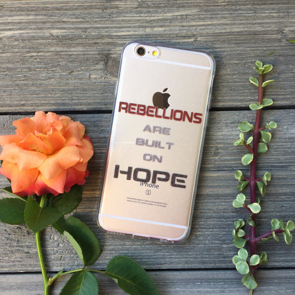Rebellions Are Built On Hope iPhone Case