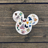 A Land of Fantasy Vinyl Sticker