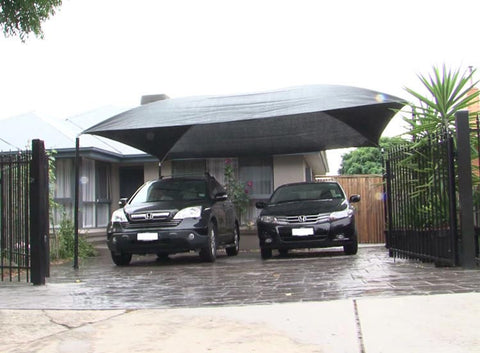 zelanga shades double shade carport
