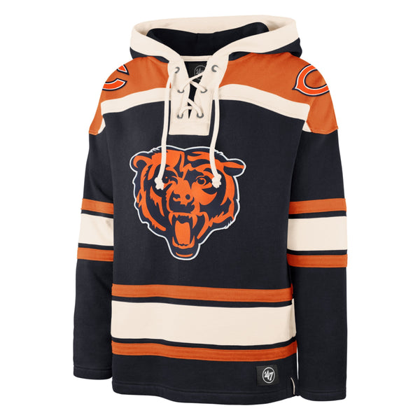 47 Brand Chicago Bears Men's Throwback Headline Hoodie - Macy's