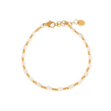 White Blossom Bracelet Gold