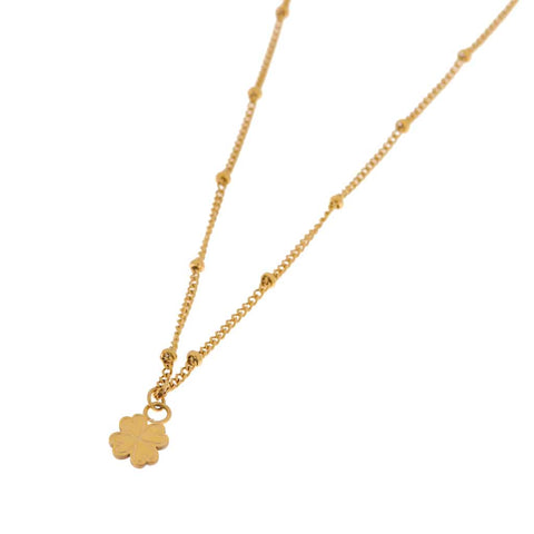 Lucky Clover Necklace Gold