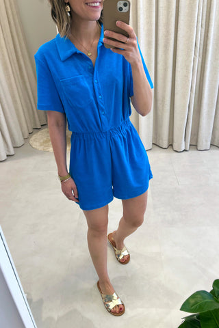 Frotte Jumpsuit Bonnie Blue