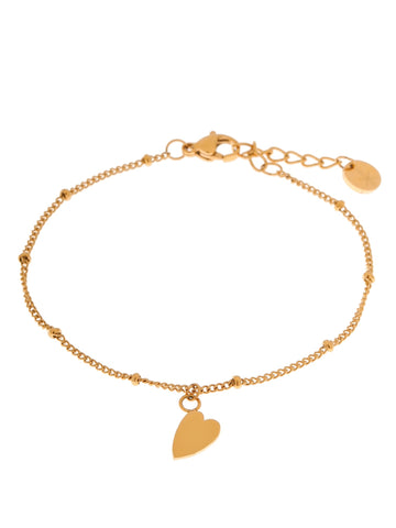 Heart Bracelet Gold