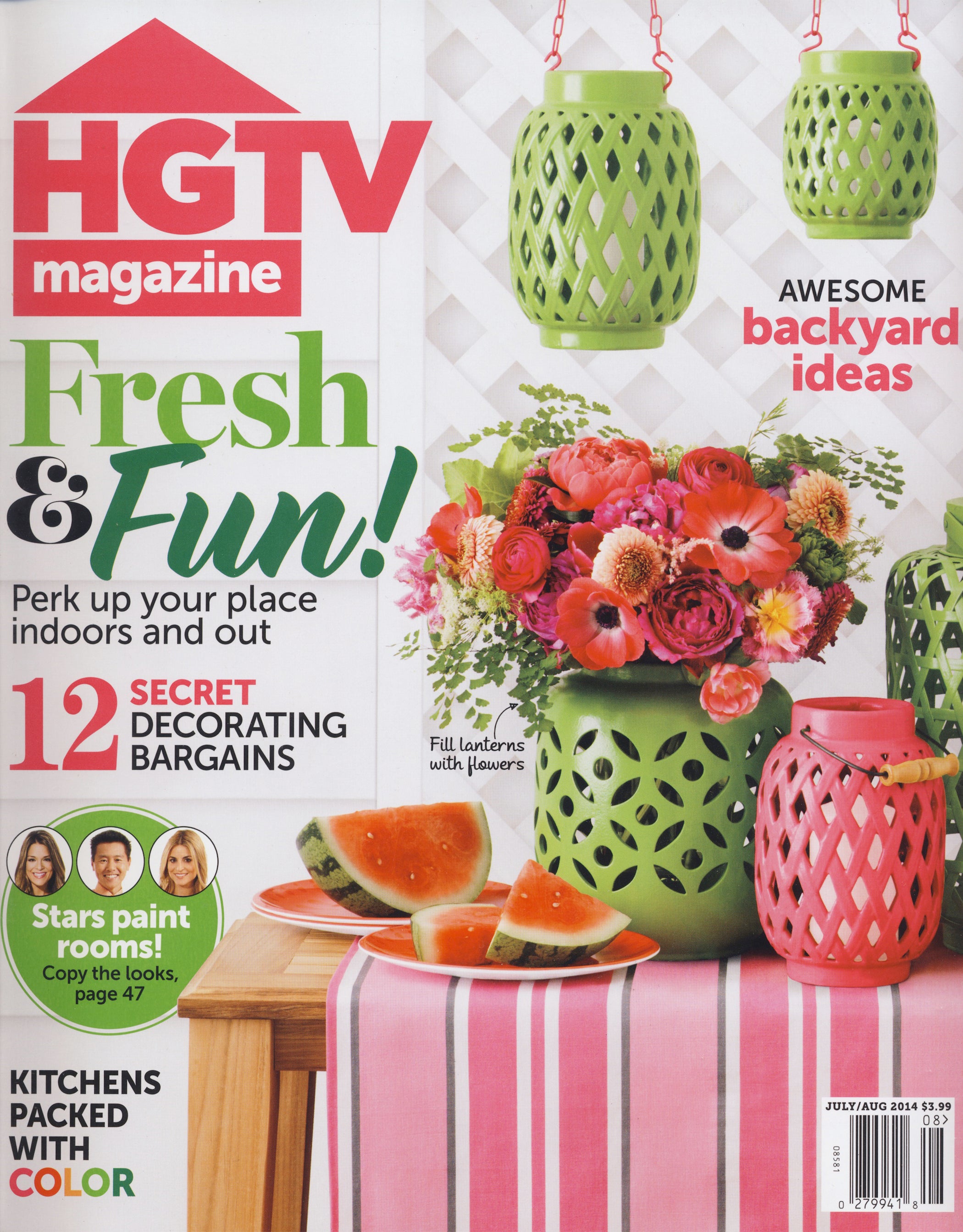 HGTV Magazine, July/Aug 2014