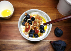greek yogurt with extra virgin olive oil