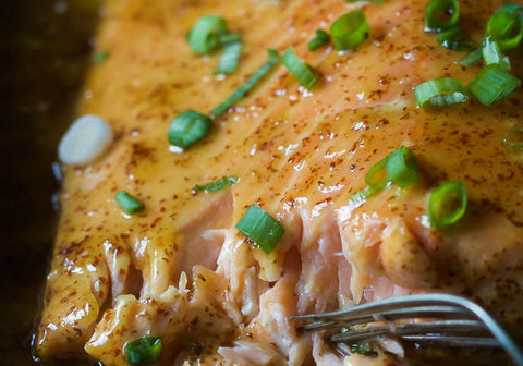 Dijon Maple Glazed Salmon Recipe