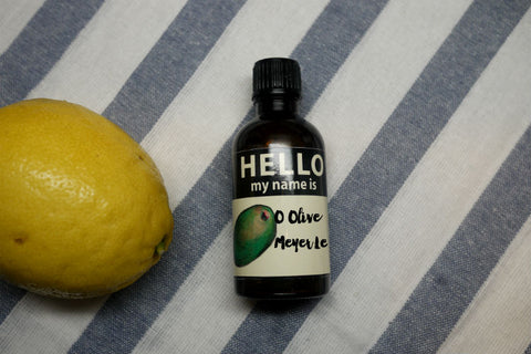 Organic Olive Oil Meyer Lemon Sample Size