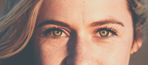 Model image of their eyes