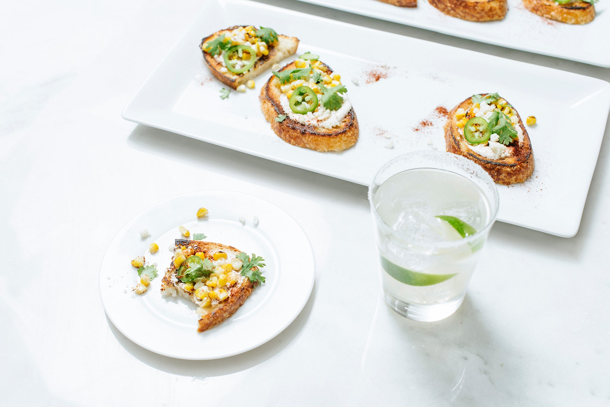 Mexican Street Corn Toasts