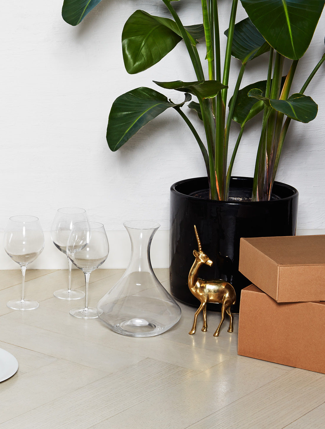 Snowe Glassware and boxes