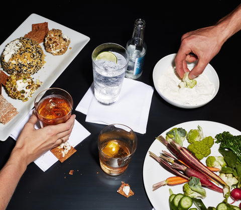 Cocktails and hors d'oeuvres