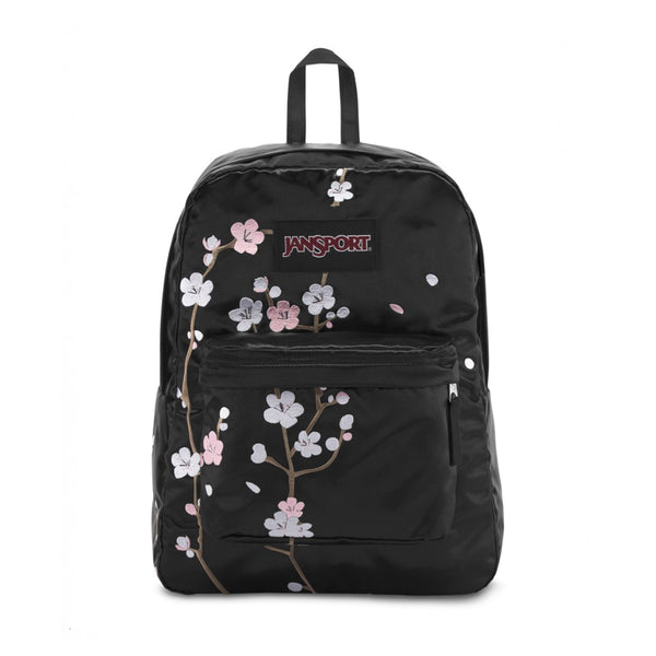 blue floral jansport backpack
