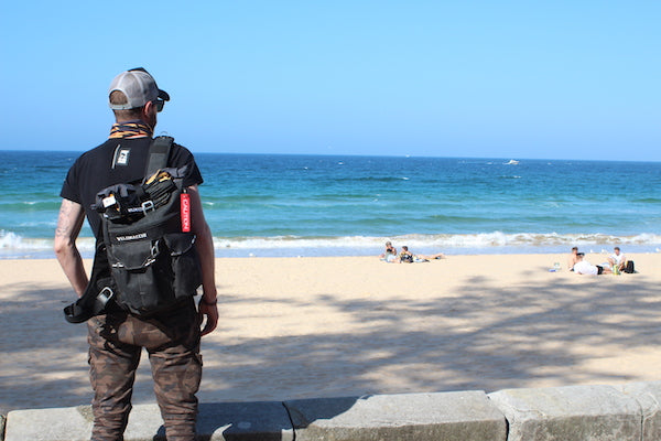 Mike Gilbert with Velomacchi 28L Speedway Backpack