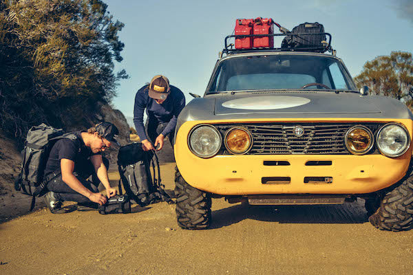 Dropped alfa loaded up with Velomacchi gear