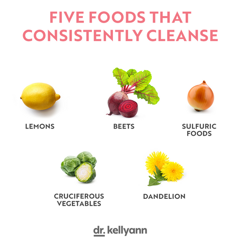 five foods that consistently cleanse