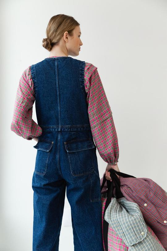 Caron Callahan-Tobias Jumpsuit-Caron Callahan Tobias Jumpsuit-Caron Callahan denim jumpsuit-Idun-St. Paul