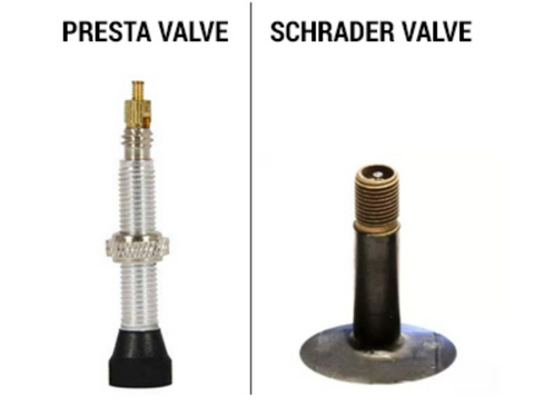 Schrader Valve vs. Presta Valve