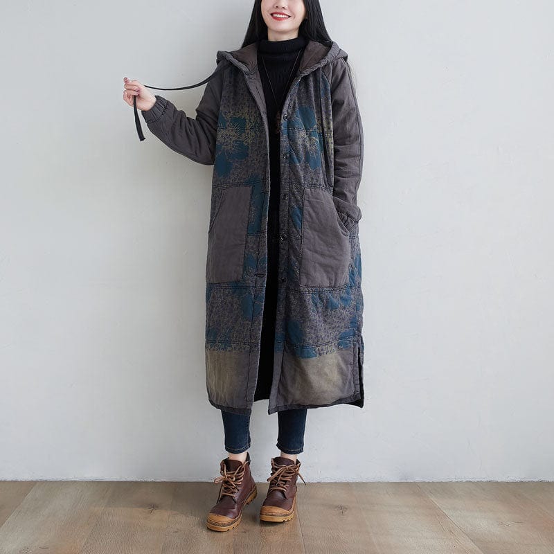 cambioprcaribe as photo / One Size Patchwork Padded Parka