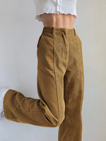 cambioprcaribe Auburn / S Baggy Hight waist Corduroy Pants