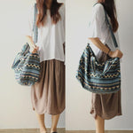 cambioprcaribe Bags Tribal 2 Cotton Canvas Bohemian Messenger Bag