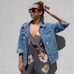 cambioprcaribe Basic Distressed Denim Jacket