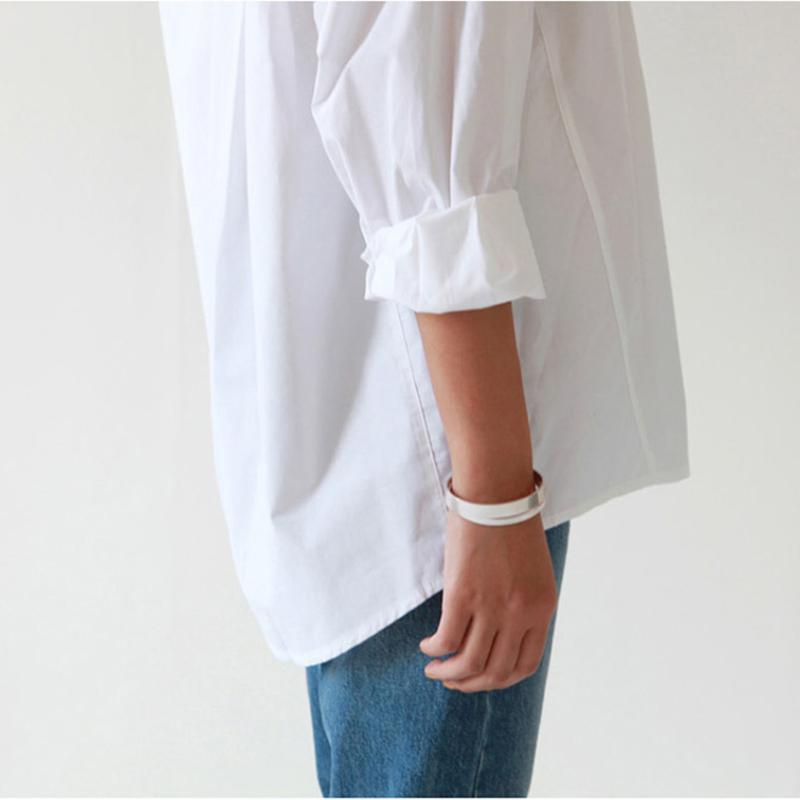 cambioprcaribe Basic Feel White Button Up Shirt