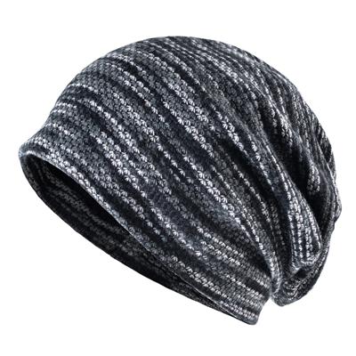 cambioprcaribe Beanie Hats Gray Knitted Slouchy Beanies