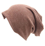 cambioprcaribe Beanie Hats Light Brown Slouch Fit Casual Beanie