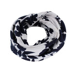 cambioprcaribe Beanie Hats White & Blue Floral Beanie Hat