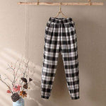 cambioprcaribe Black / L Plaid Hippie Pants