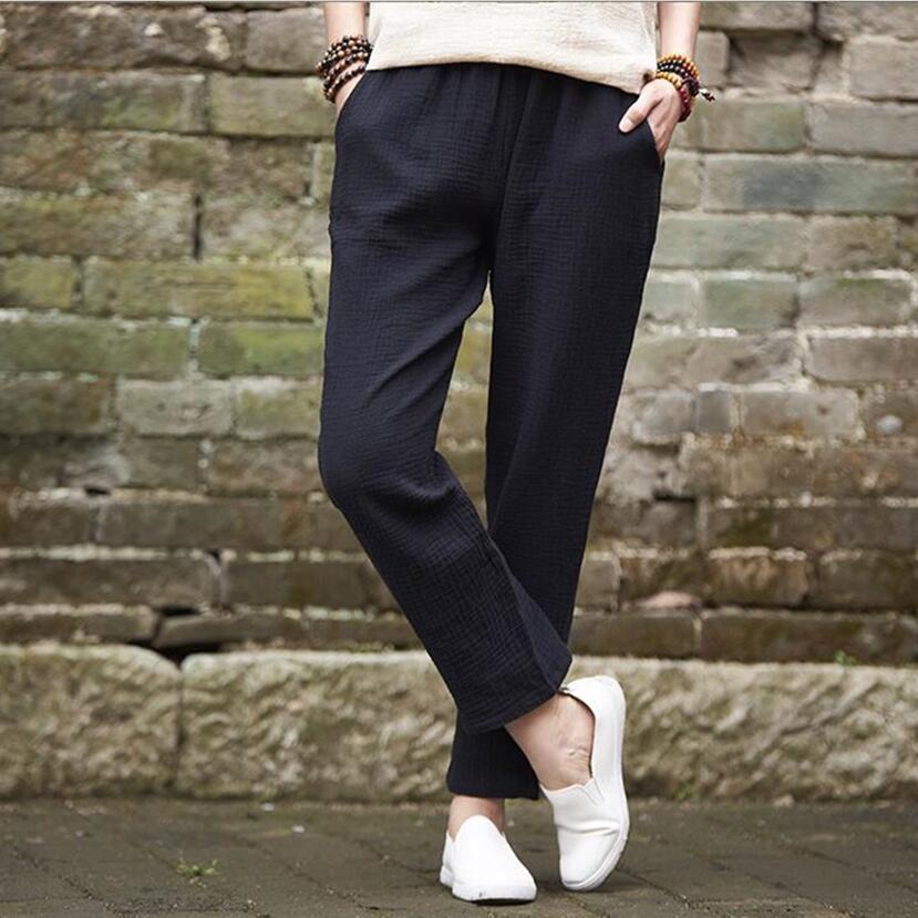 Hamis Plus Size Linen Pants