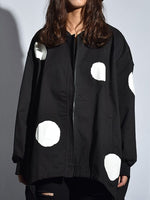 cambioprcaribe Black / One Size Polka Dot Windbreaker | Millennials