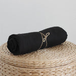 cambioprcaribe Black / One Size Pure Color Cotton Scarf