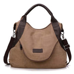 cambioprcaribe Brown Large Capacity Vintage Shoulder Handbag