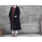 cambioprcaribe Cardigans Long Cotton and Linen Cardigan  | Zen